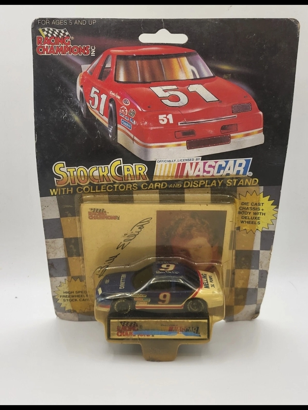Racing Champions 1/64 Diecast Collectible 1991 Bill Elliott #9  Blue Melling